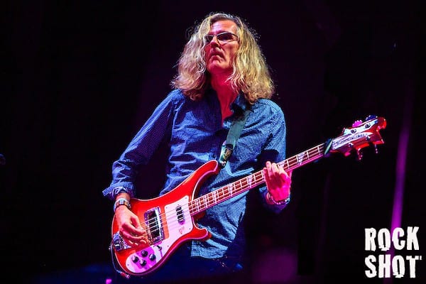 Roine Stolt plays bass with former Genesis guitarist Steve Hackett who plays songs from Acolyte To Wolflight with Genesis Revisited. (Simon Jay Price)